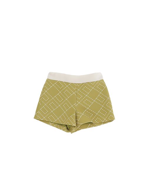 Shorts, bambina, logati. ELISABETTA FRANCHI | EGBE024 0 GA023D914